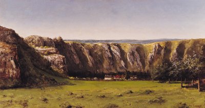 Felslandschaft bei Flagey von Gustave Courbet